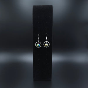 Earrings "Rainbow Hematite Big Drops"