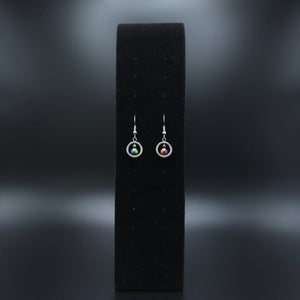 Earrings "Rainbow Hematite Small Drops"