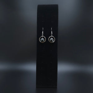 Earrings "Hematite Big Drops"