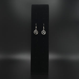 Earrings "Hematite Small Drops"