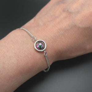 Bracelet "Rainbow Hematite Small Drop"