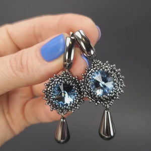 Earrings "Blue Night"