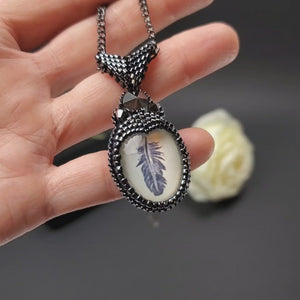 Pendant "Tiny Feather"