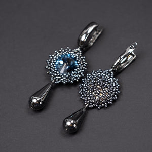 Earrings "Blue Night"
