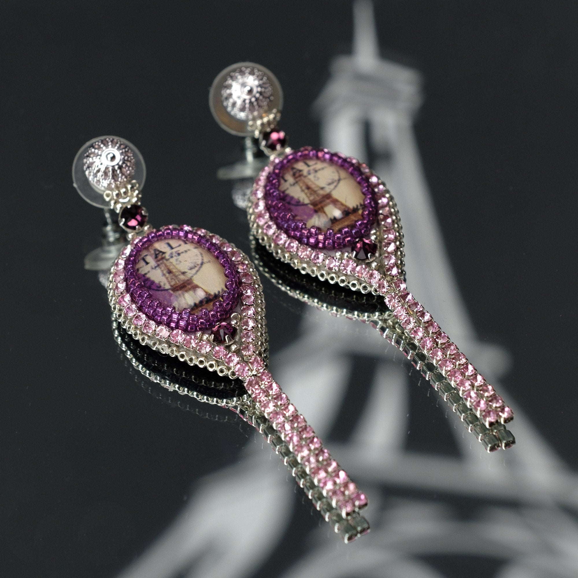 Earrings "Evening in Paris"