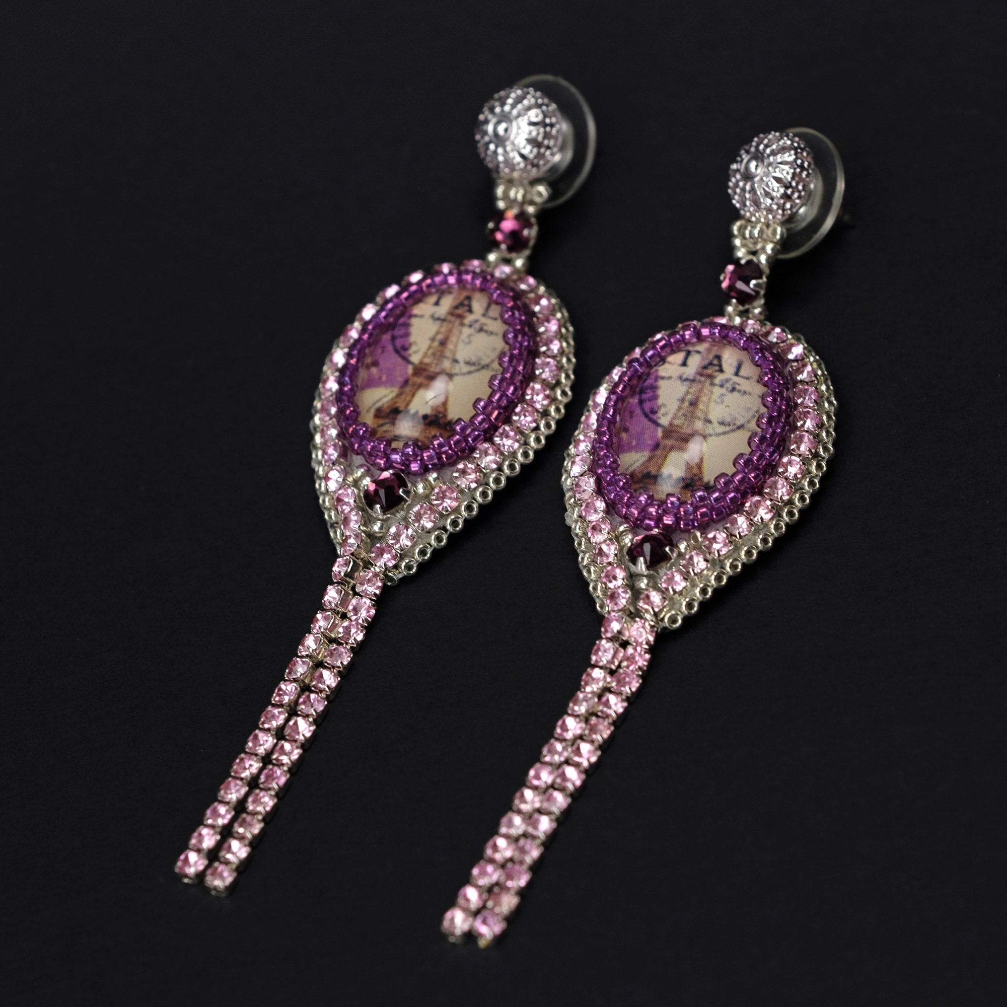 Earrings "Evening in Paris"
