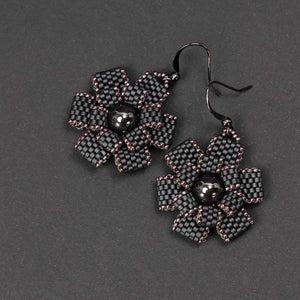 Earrings "Flowers in the Night"