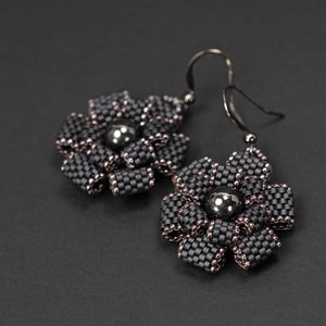 Earrings "Flowers in the Night"
