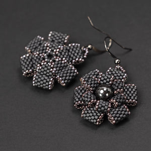 Earrings "Flowers in the Night"