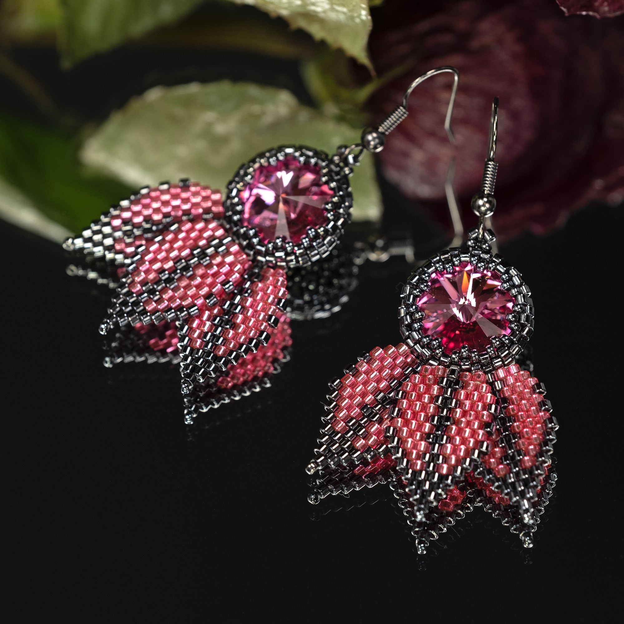 Earrings "Lotus"