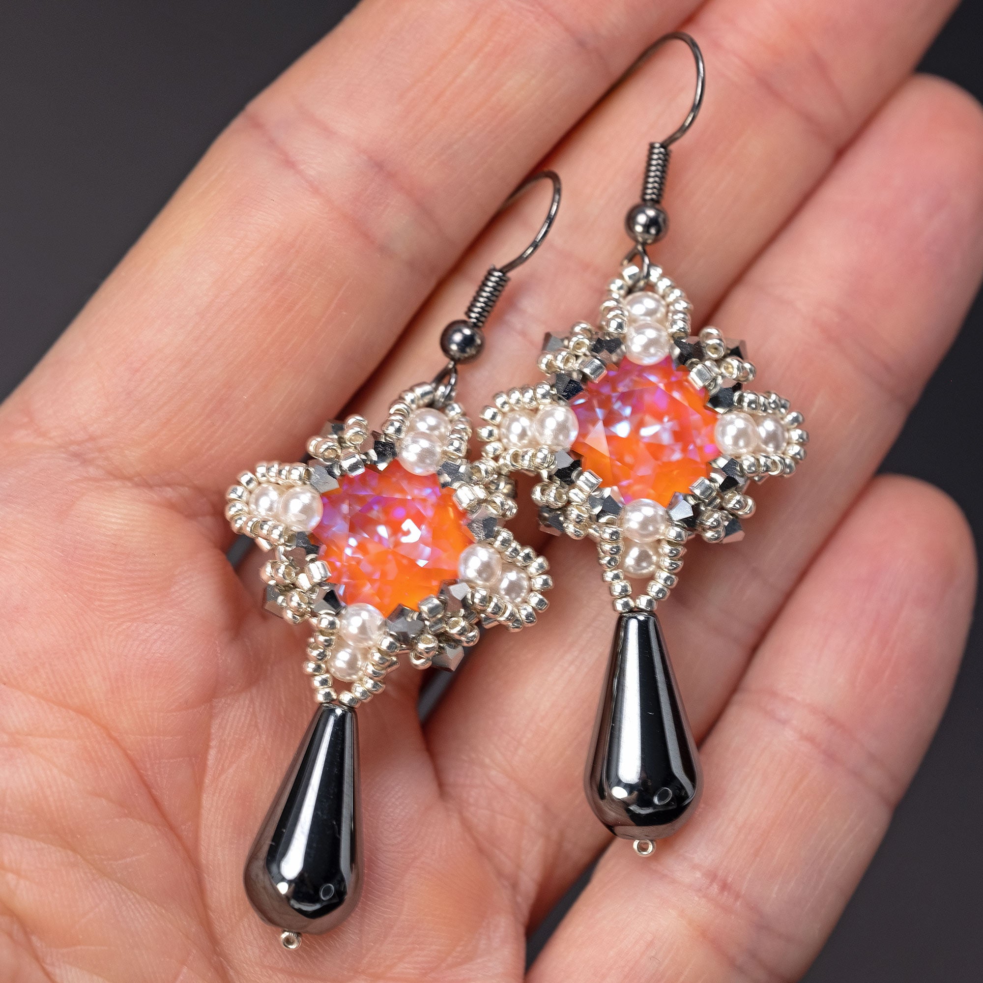 Earrings "Magical Sunrise"