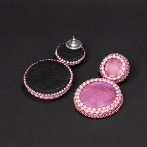 Earrings "Purple Sunset"
