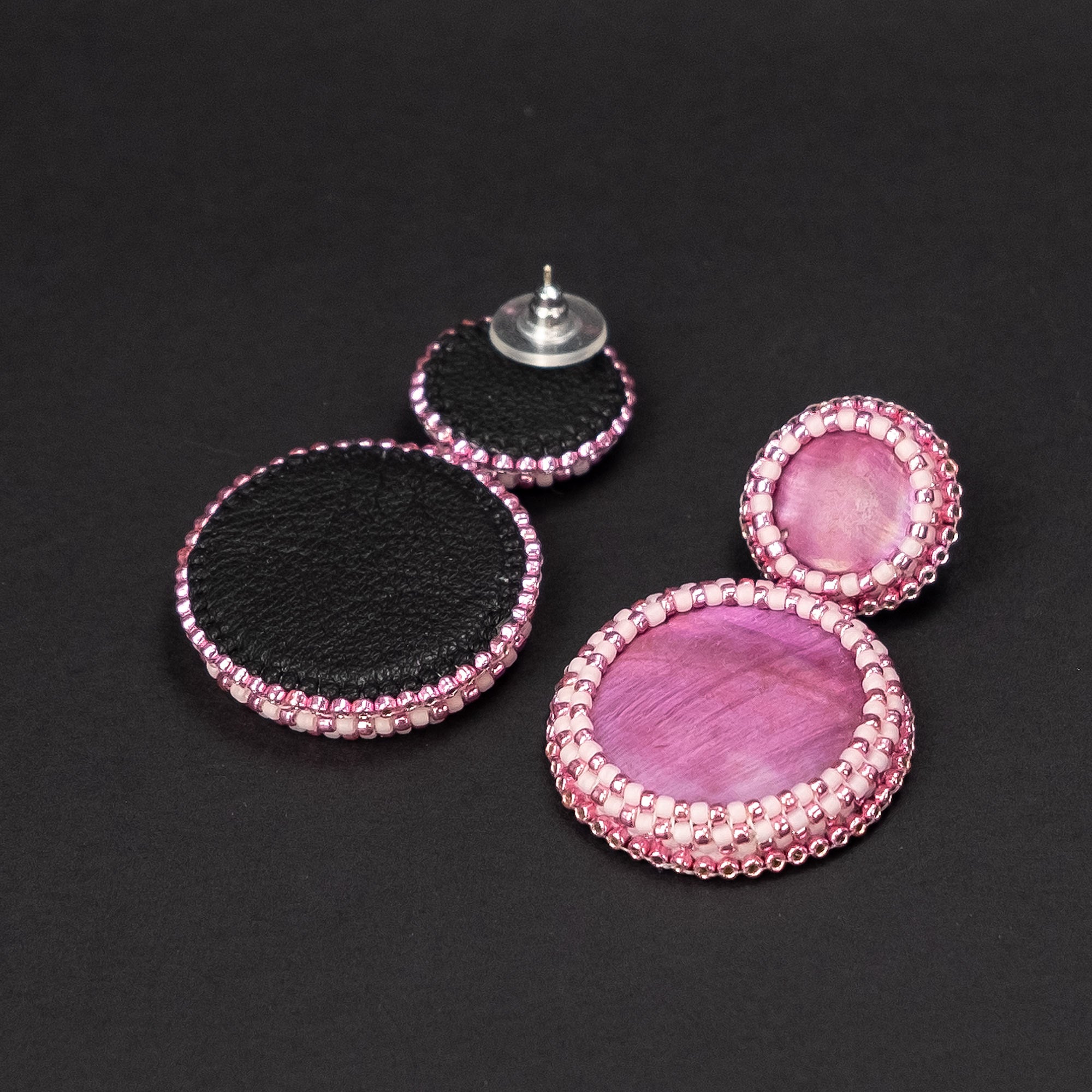 Earrings "Purple Sunset"