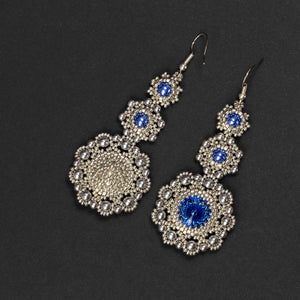 Earrings "Silver Lace"