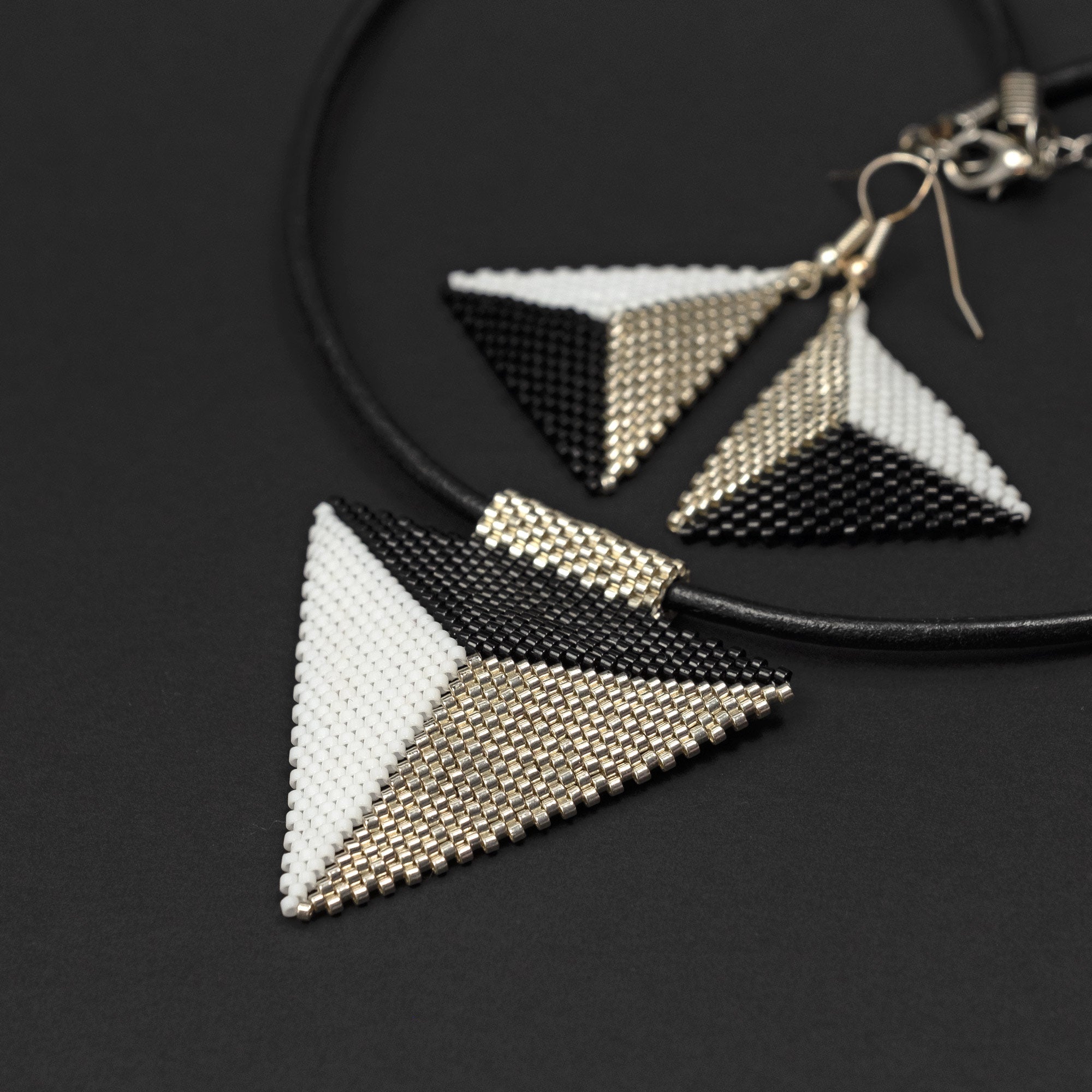 Earrings "Silver Trio"