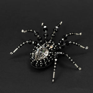 Brooch "Black Spider"