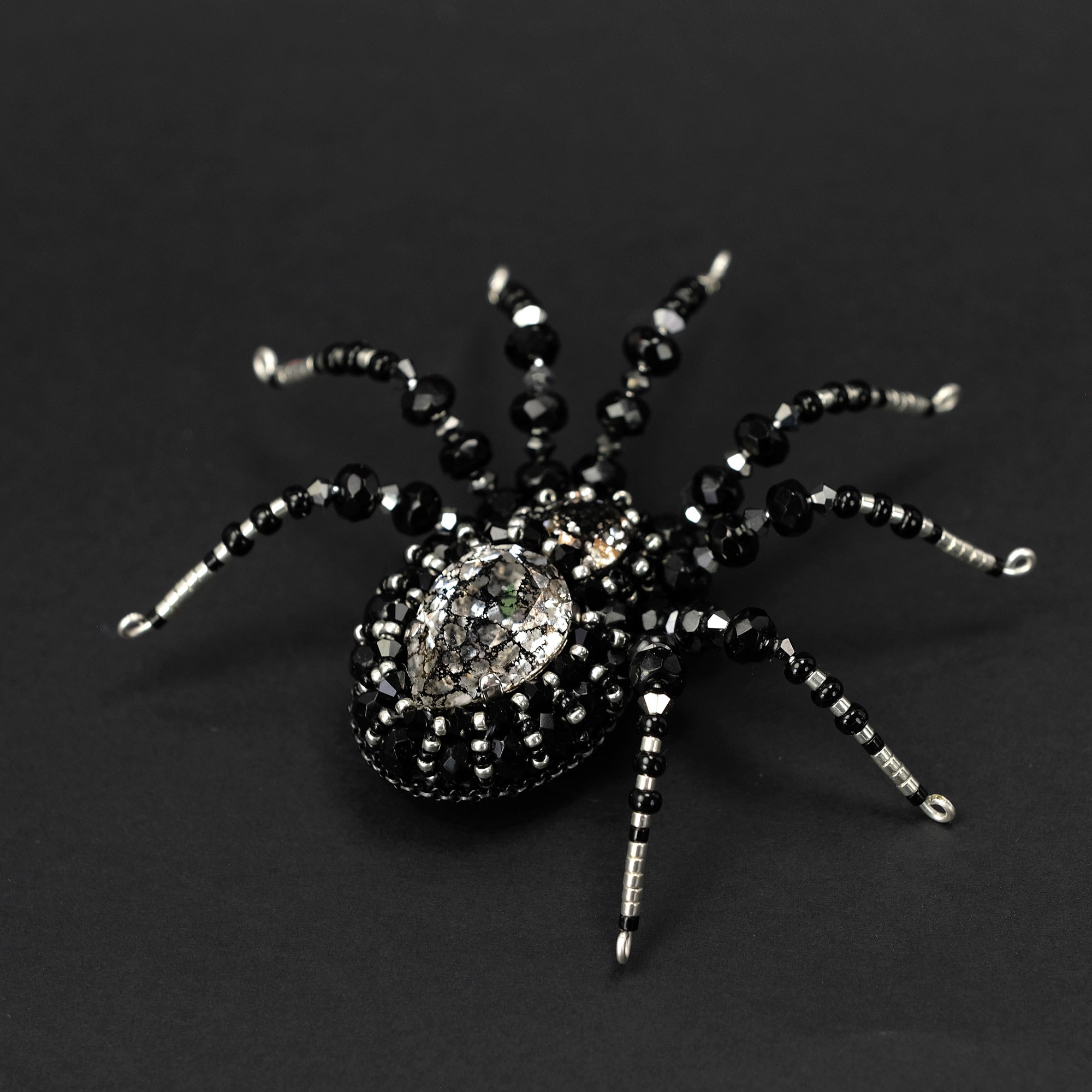 Brooch "Black Spider"