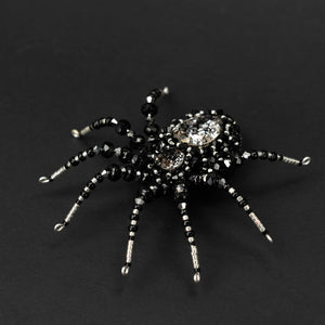 Brooch "Black Spider"