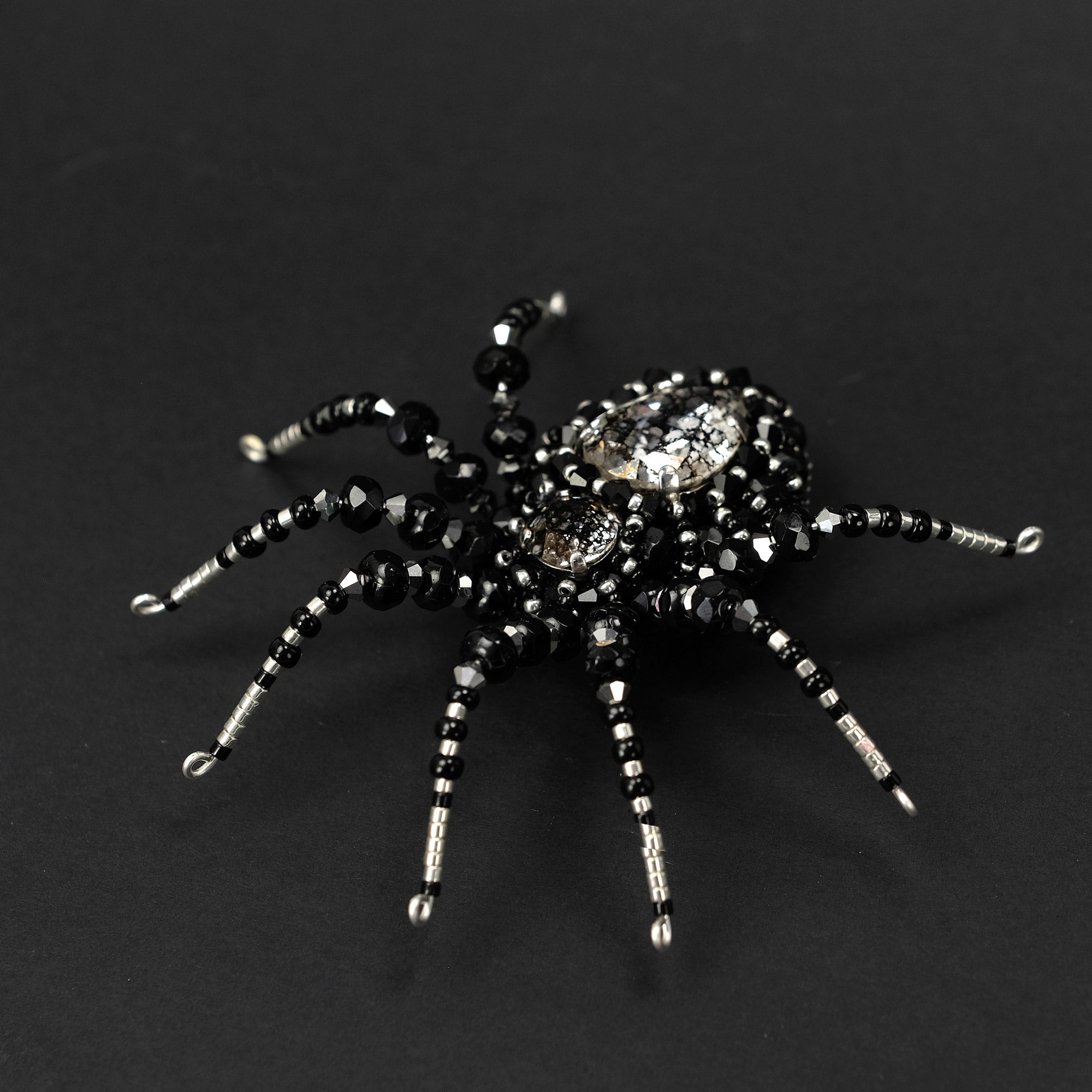 Brooch "Black Spider"