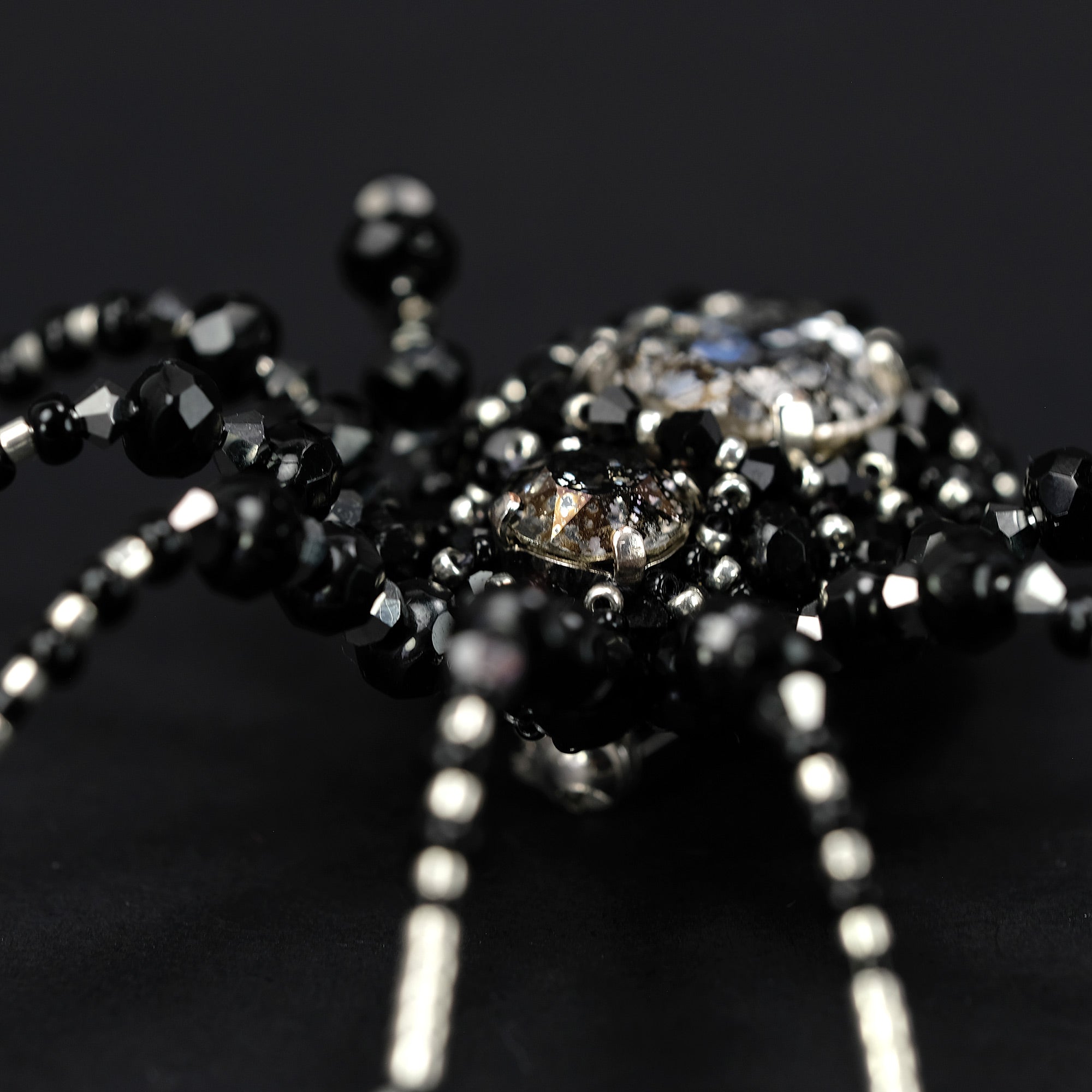 Brooch "Black Spider"