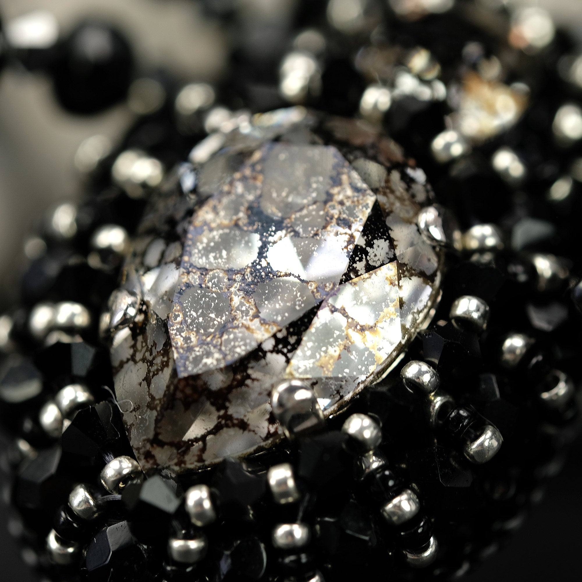 Brooch "Black Spider"