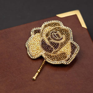 Brooch "Sunny Rose"