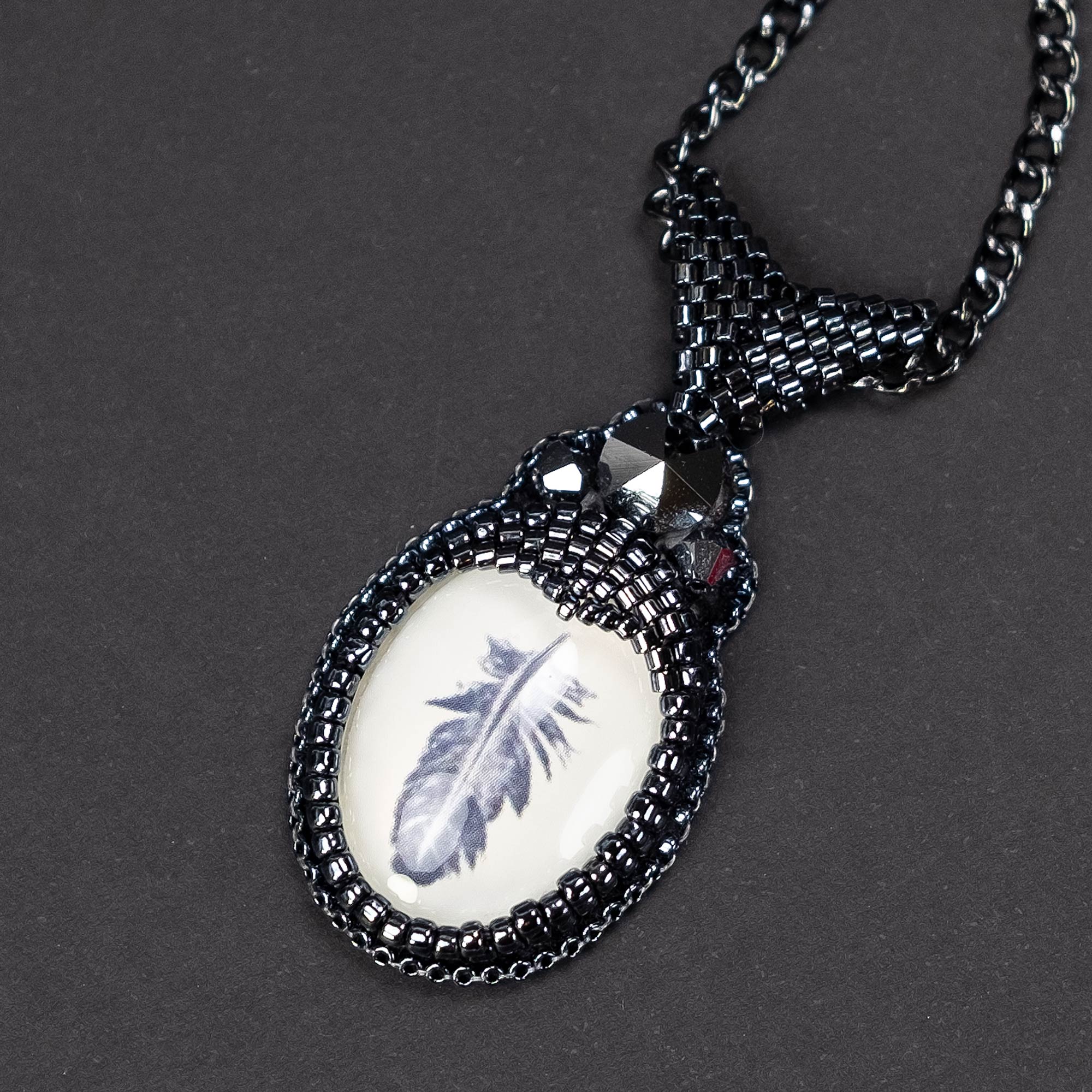 Pendant "Tiny Feather"