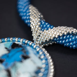 Pendant "Winter Leaf Fall"