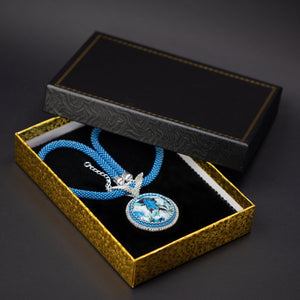 Pendant "Winter Leaf Fall"