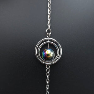 Bracelet "Rainbow Hematite Big Drop"