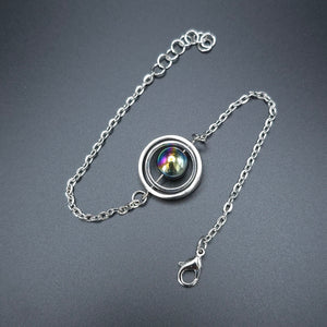 Bracelet "Rainbow Hematite Big Drop"