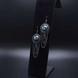 Earrings "Night Sun"