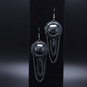 Earrings "Night Sun"