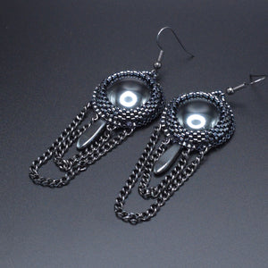 Earrings "Night Sun"