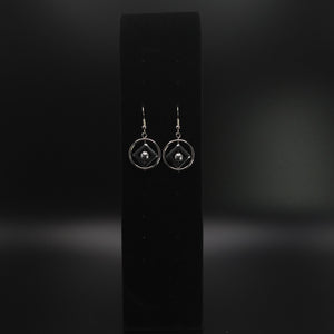 Earrings "Hematite Rhombus"