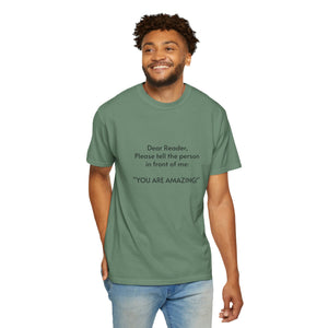 You are amazing - Unisex T-shirt with message