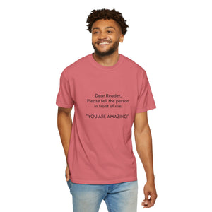 You are amazing - Unisex T-shirt with message