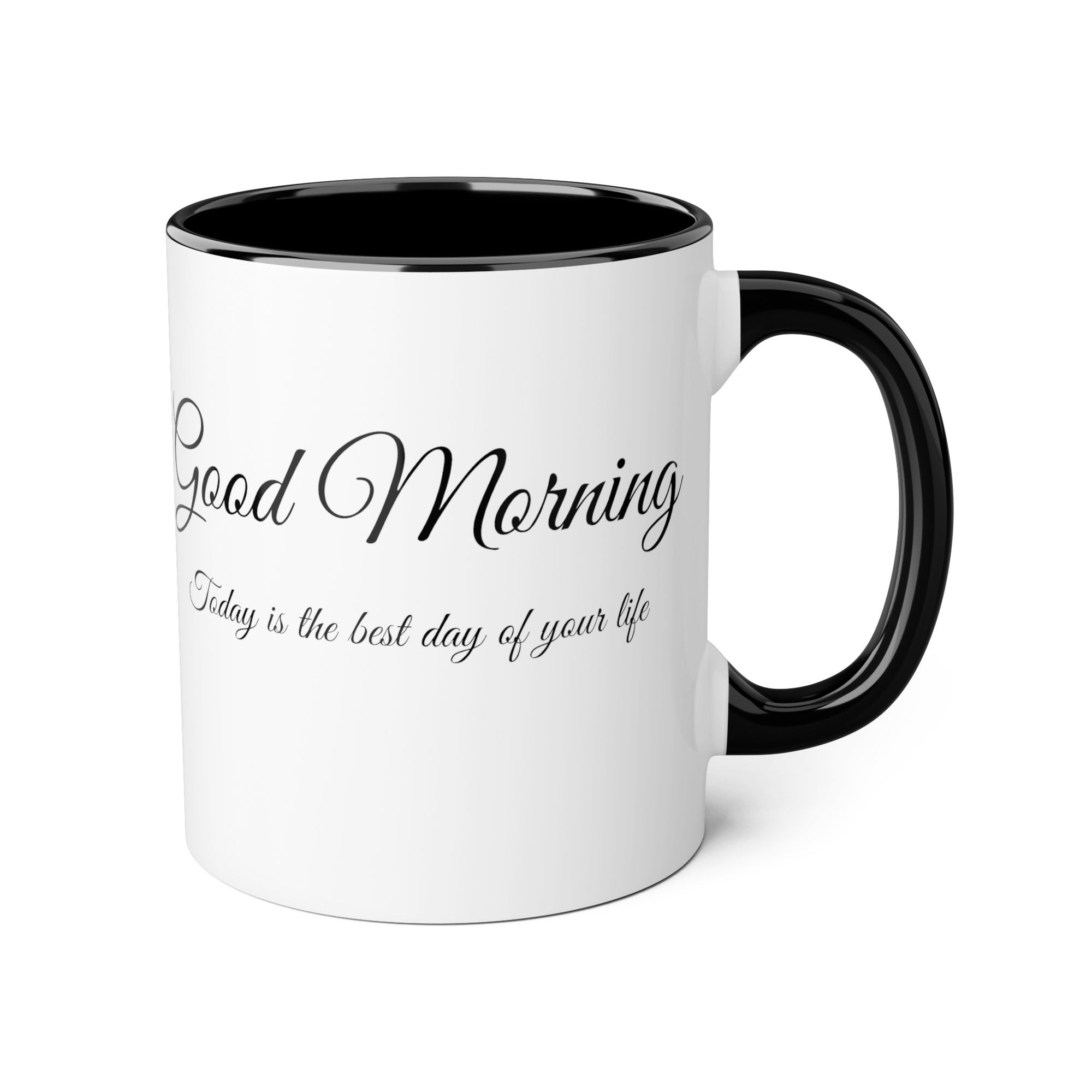 Good Morning Accent Mug, 11oz