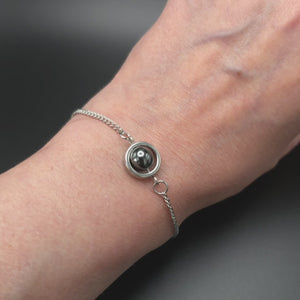 Bracelet "Hematite Small Drop"