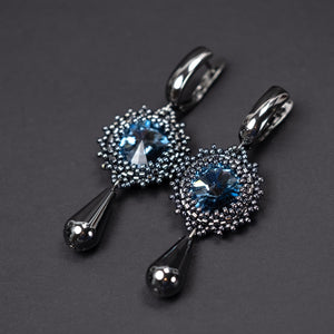 Earrings "Blue Night"