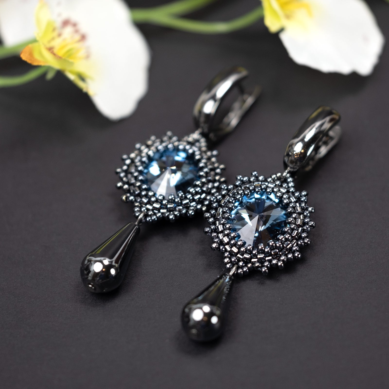 Earrings "Blue Night"