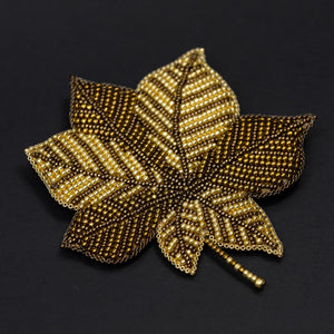 Brooch "Chestnut Tree Leaf"