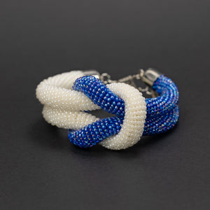 Beaded crochet bracelet "Cruise"