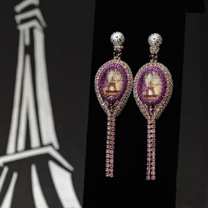 Earrings "Evening in Paris"