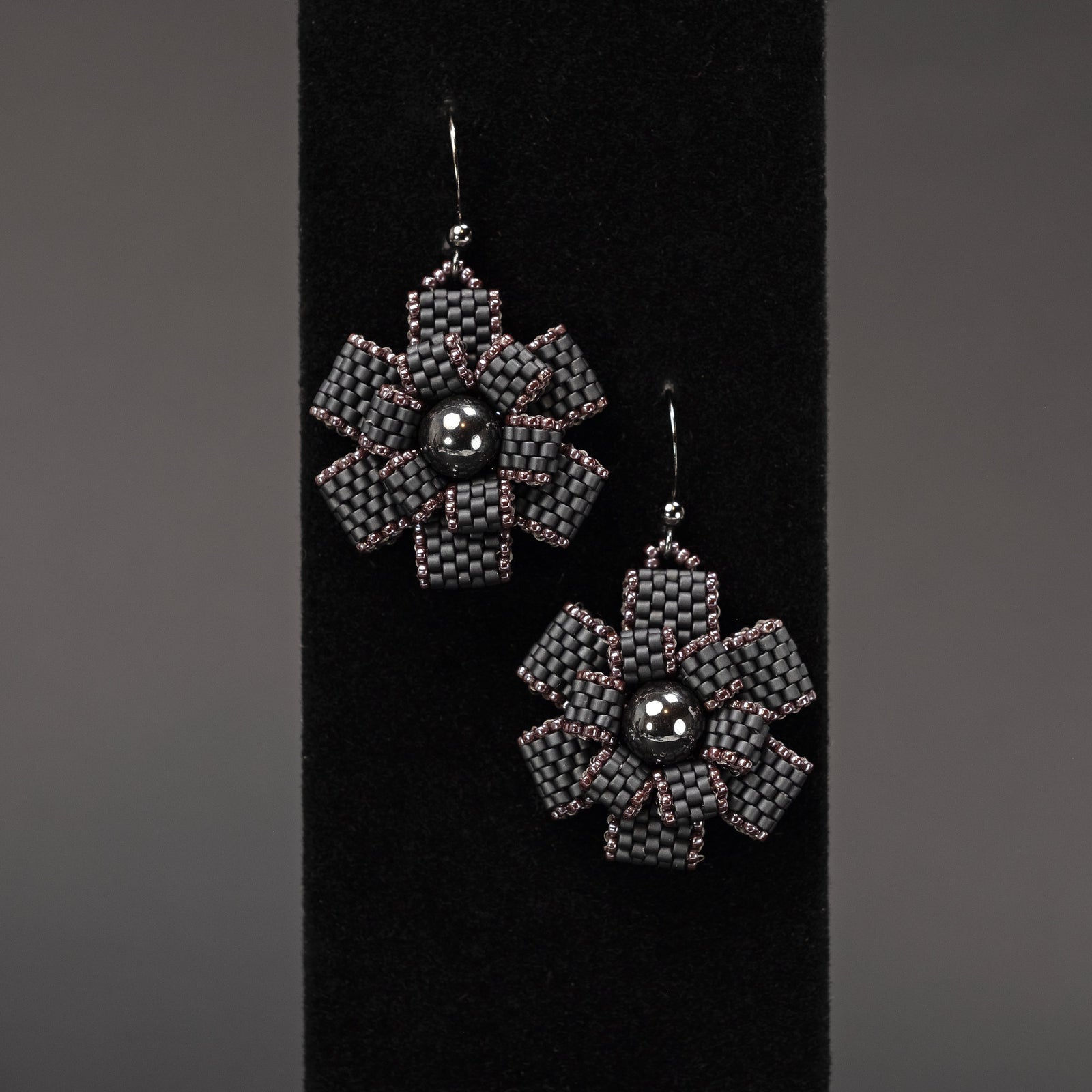 Earrings "Flowers in the Night"