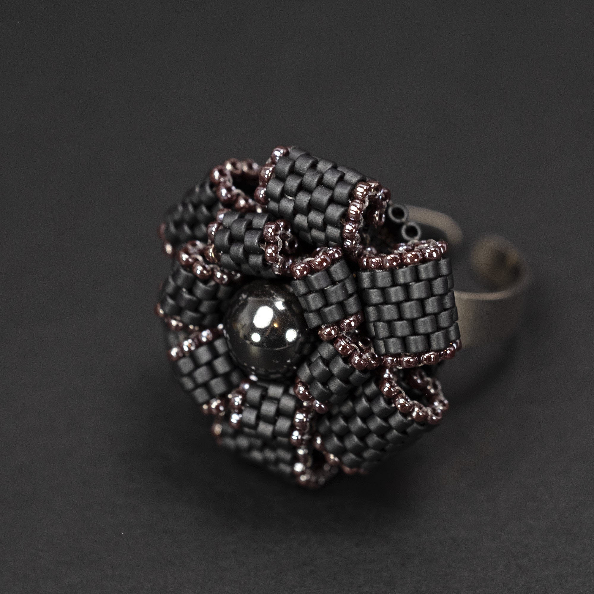 Ring "Flower in the Night"