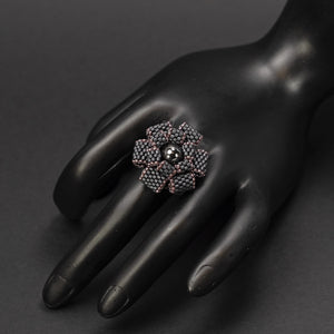 Ring "Flower in the Night"