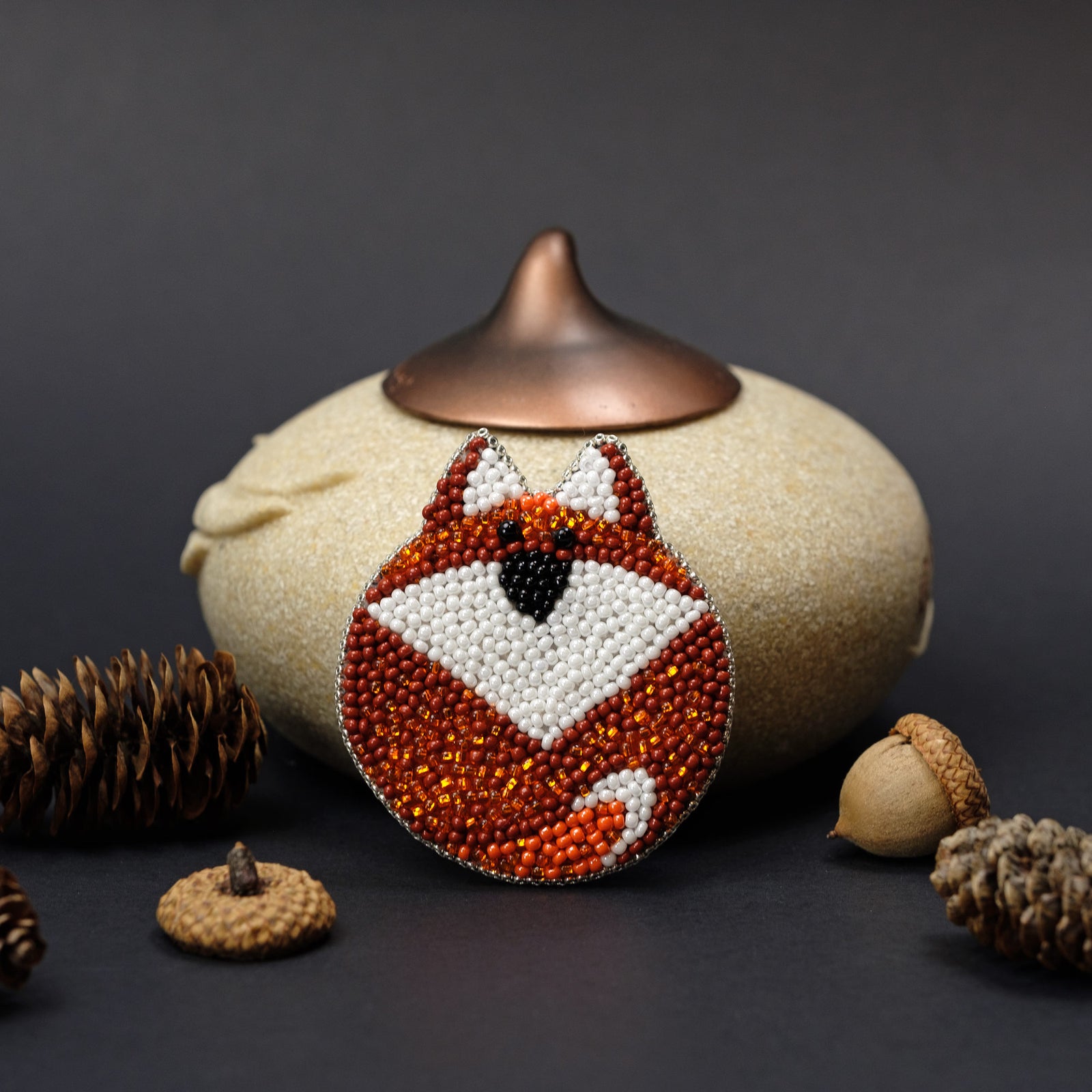 Brooch-pendant "Fox"