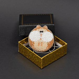 Brooch-pendant "Hamster"