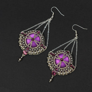 Earrings "Lavender Lake"